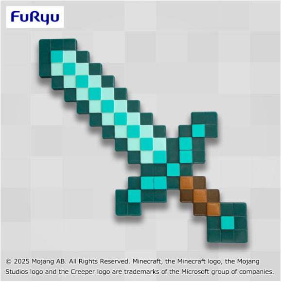 Minecraft Diamond Sword (Resale), Action & Toy Figures, animota
