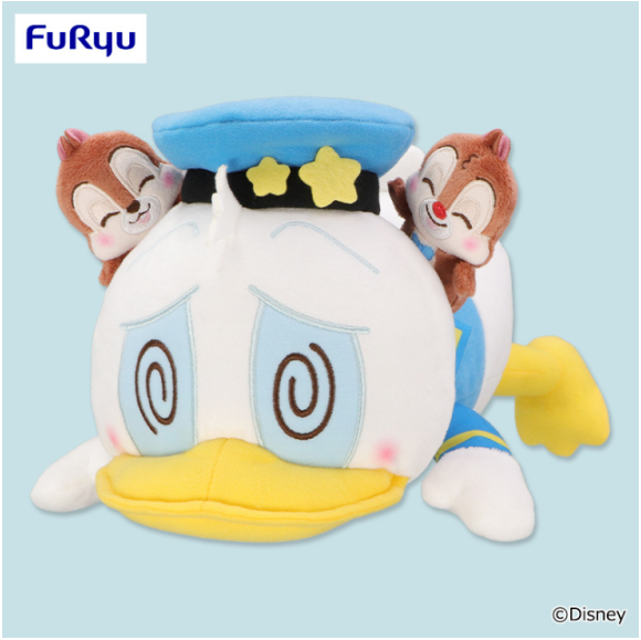 Mickey & Friends Wacky Party FukuFuku Triple Plush Toy, Stuffed Animals, animota