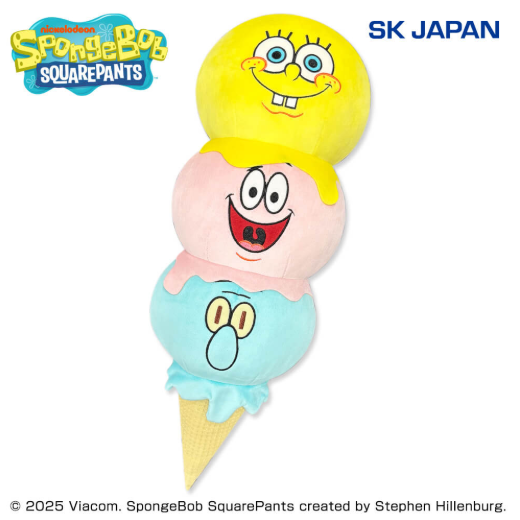 SpongeBob Triple Ice BIG Plush Toy