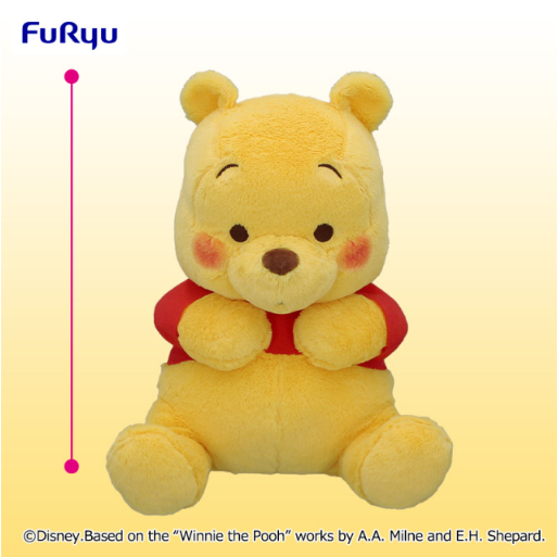 Winnie the Pooh FukuFuku I’m Full! Super BIG Plush Toy