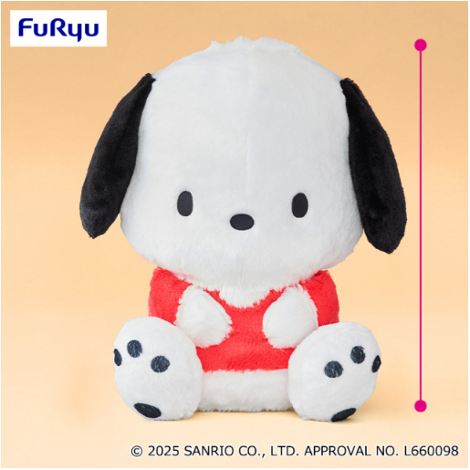 Pochacco Super Super BIG Plush Toy - Fluffy Standard