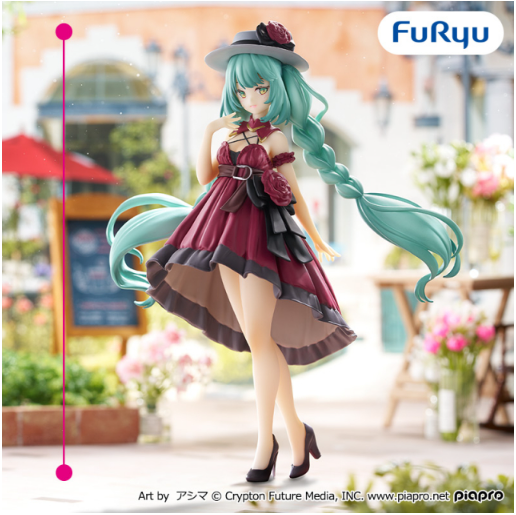 Hatsune Miku - Trio-Try-iT Figure - Outing Dress・RED Ver.