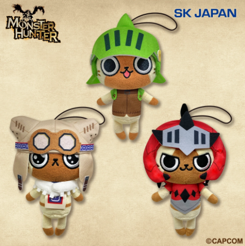 Monster Hunter - Deformed Mini Plush Toy - Felyne Selection (Bottom Left)