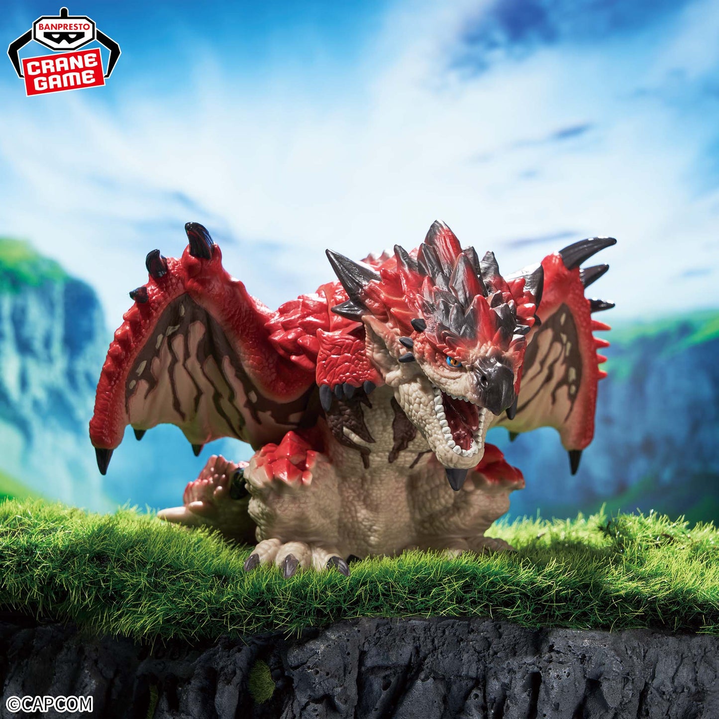 Monster Hunter Enshrinement Monster Rathalos - Fierce battle ! Male Fire Dragon Rathalos, Action & Toy Figures, animota