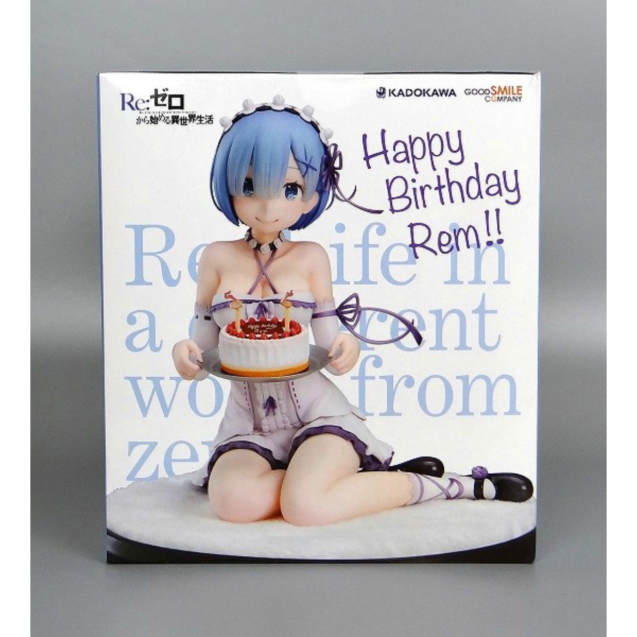 KADOKAWA Re:Zero Rem Birthday Cake Ver. 1/7 PVC