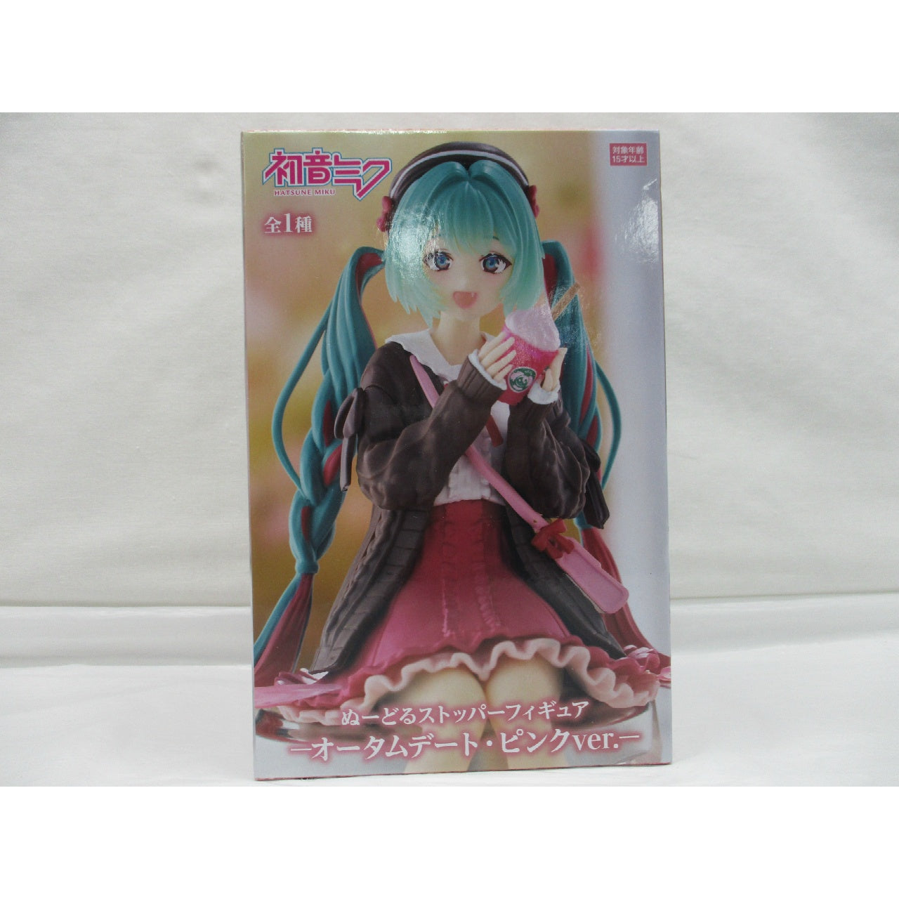 Furyu Hatsune Miku Noodle Stopper Figure Autumn date pink