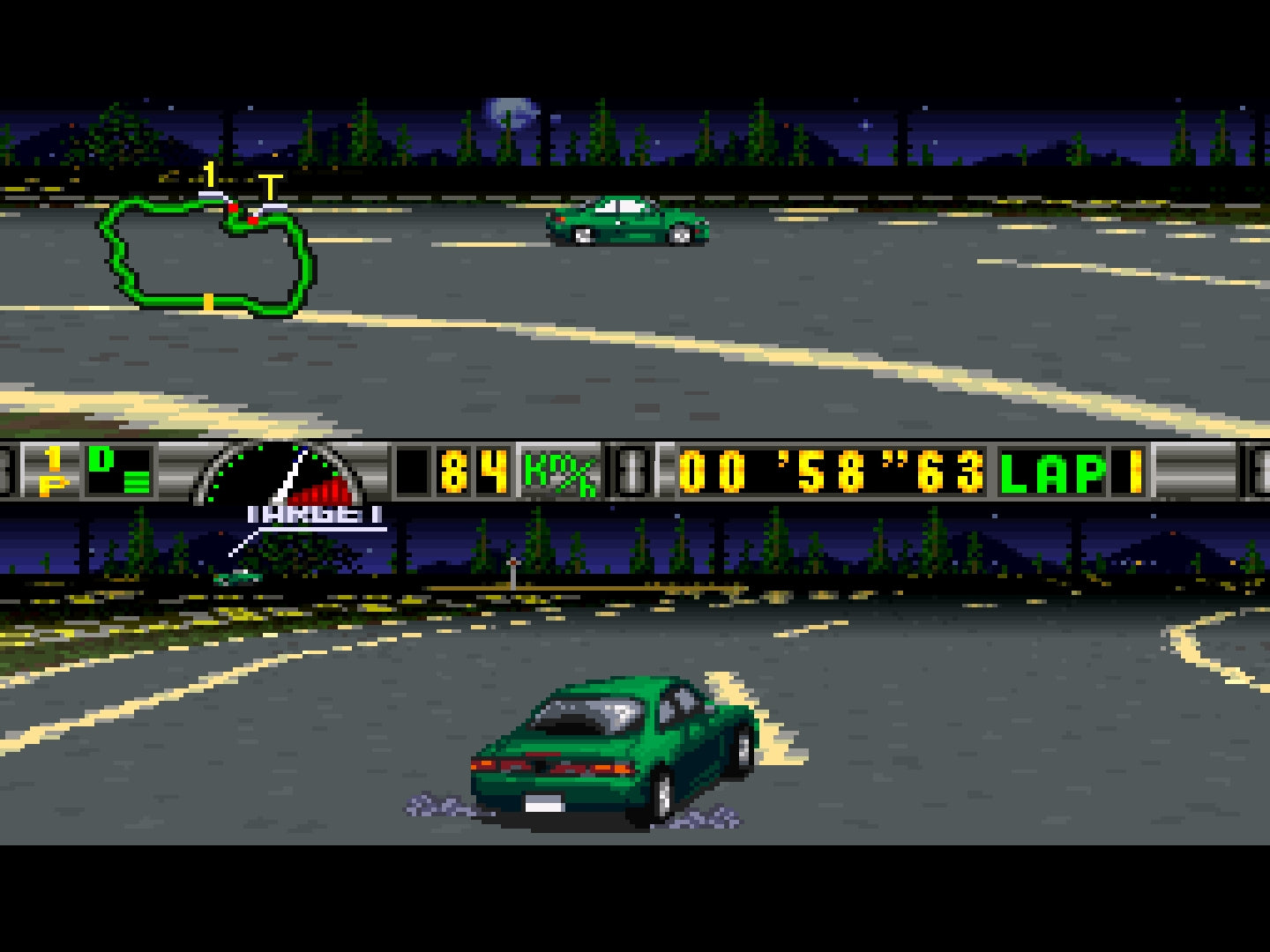 Drift King Shutokou Battle 2: Tsuchiya Keiichi & Bandou Masaaki.SUPER Famicom Japanese Version