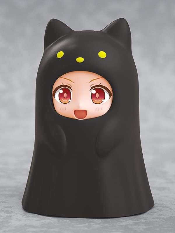 Nendoroid More Kigurumi Face Parts Case Ghost Cat (Black) | animota