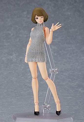 figma Styles Female body (Chiaki) with Backless Sweater Coordination | animota