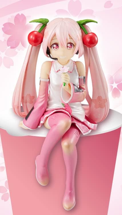 Hatsune Miku Noodle Stopper Figure Sakura Miku 2022 (Pearl ver.) | animota