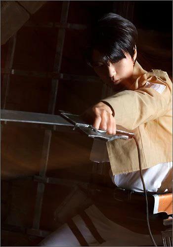 ”Attack on Titan” Levi Ackerman style cosplay wig | animota
