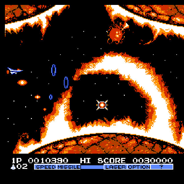 Gradius II.Famicom Japanese Version