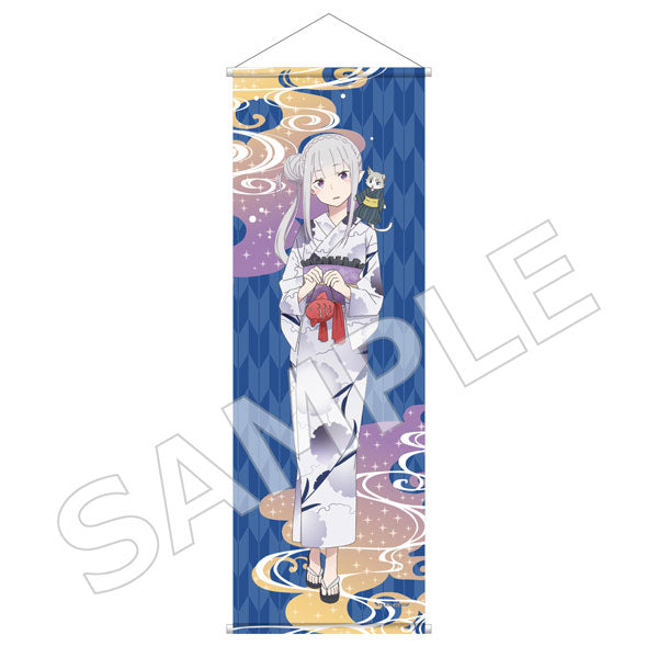 Re:ZERO -Starting Life in Another World- B2 Half-sized Tapestry: Tanabata Festival Ver. Emilia, Decorative Tapestries, animota