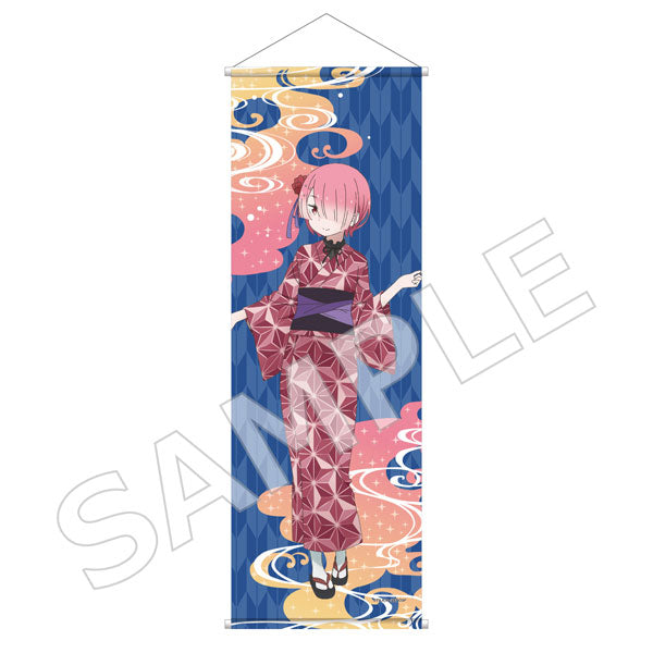 Re:ZERO -Starting Life in Another World- B2 Half-sized Tapestry: Tanabata Festival Ver. Ram, Decorative Tapestries, animota