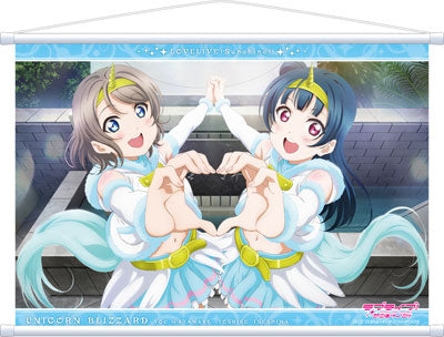 Love Live! Sunshine!! - Wall Scroll / UNICORN BLIZZARD, Decorative Tapestries, animota