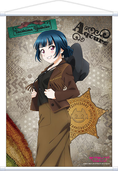 Love Live! Sunshine!! A2 Wall Scroll Yoshiko Tsushima Western, Decorative Tapestries, animota