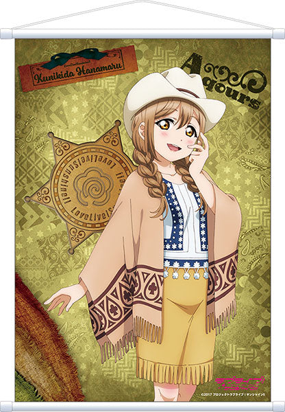 Love Live! Sunshine!! A2 Wall Scroll Hanamaru Kunikida Western, Decorative Tapestries, animota