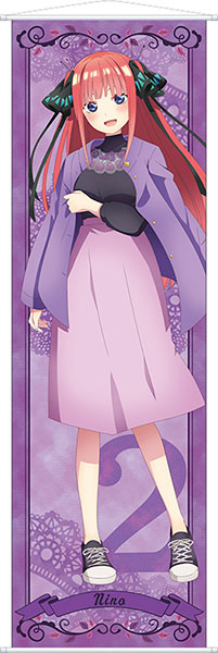 The Quintessential Quintuplets SS Big Wall Scroll Nino, Decorative Tapestries, animota