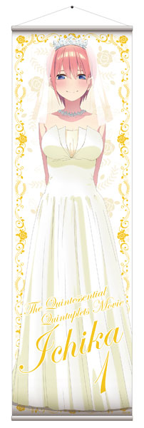 Movie The Quintessential Quintuplets Big Wall Scroll Ichika Wedding Dress, Decorative Tapestries, animota