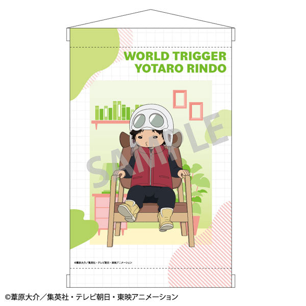 World Trigger A4 Wall Scroll Yotaro Rindo / Chair, Decorative Tapestries, animota