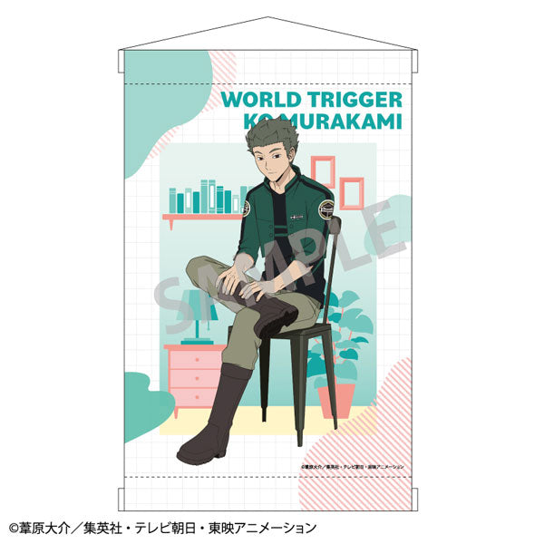 World Trigger A4 Wall Scroll Kou Murakami / Chair, Decorative Tapestries, animota