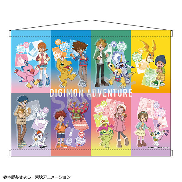 Digimon Adventure B2 Wall Scroll Sharing Food, Decorative Tapestries, animota