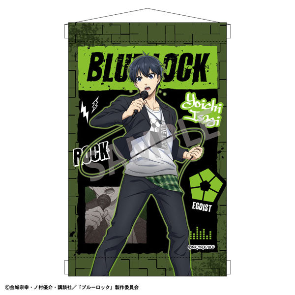 Bluelock A4 Wall Scroll Yoichi Isagi / Rock Band, Decorative Tapestries, animota