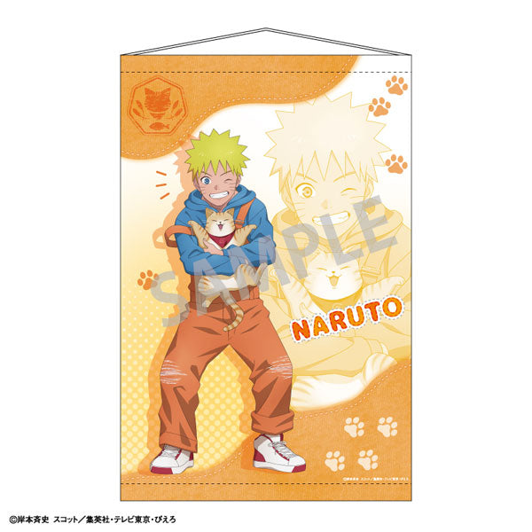 NARUTO Shippuden B2 Wall Scroll Naruto Uzumaki / Childhood x Animal(Pre-order), Decorative Tapestries, animota