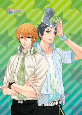 Brothers Conflict - B2 Wall Scroll: Natsume & Subaru, Decorative Tapestries, animota