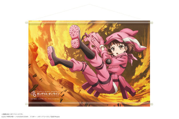 Sword Art Online Alternative Gun Gale Online - B2 Wall Scroll 01, Decorative Tapestries, animota