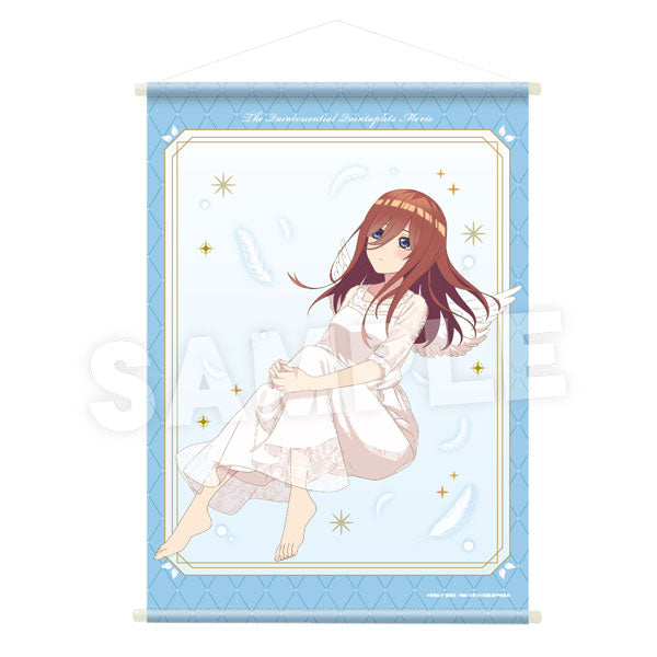 Movie "The Quintessential Quintuplets" B2 Wall Scroll Ver. Angel 03 Miku Nakano, Decorative Tapestries, animota