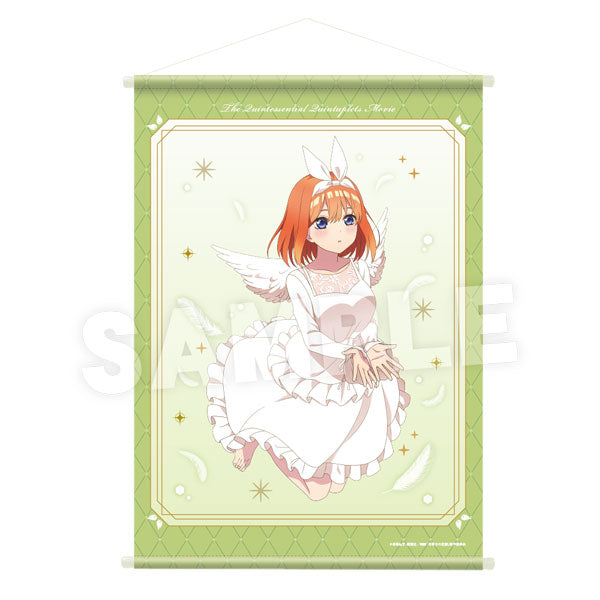 Movie "The Quintessential Quintuplets" B2 Wall Scroll Ver. Angel 04 Yotsuba Nakano, Decorative Tapestries, animota