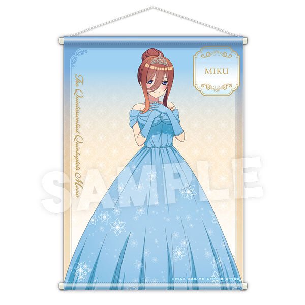 Movie "The Quintessential Quintuplets" B2 Wall Scroll Ver. Princess 03 Miku Nakano, Decorative Tapestries, animota