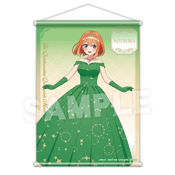 Movie "The Quintessential Quintuplets" B2 Wall Scroll Ver. Princess 04 Yotsuba Nakano, Decorative Tapestries, animota