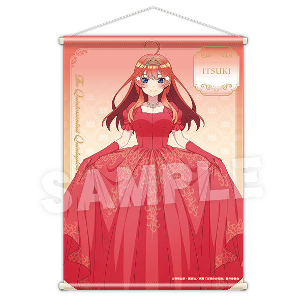 Movie "The Quintessential Quintuplets" B2 Wall Scroll Ver. Princess 05 Itsuki Nakano, Decorative Tapestries, animota