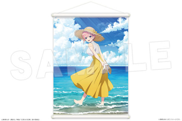 Movie "The Quintessential Quintuplets" B2 Wall Scroll Ver. Date at the Seaside 01 Ichika Nakano, Decorative Tapestries, animota