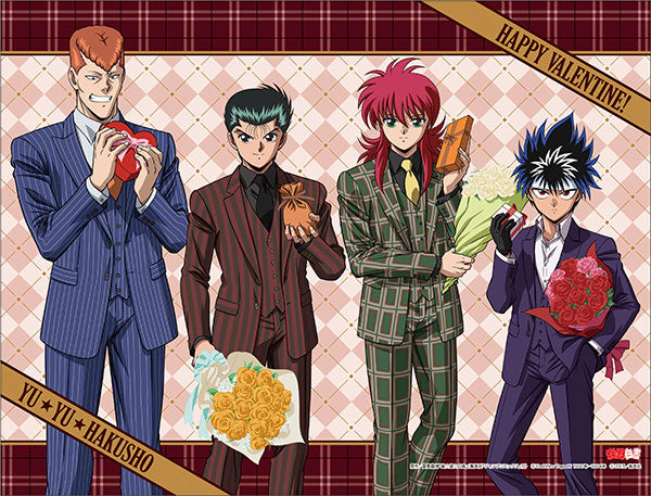YuYu Hakusho B2 Wall Scroll Valentine ver., Decorative Tapestries, animota