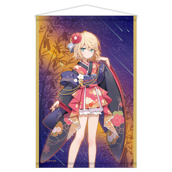 Hatsune Miku Akihabara Festival 2024 B2 Wall Scroll Tanabata ver. Kagamine Rin, Decorative Tapestries, animota