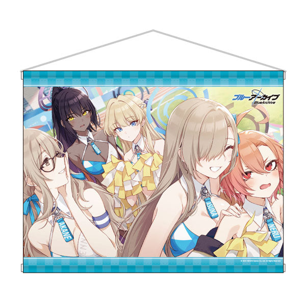 Blue Archive New Illustration B2 Wall Scroll 3.5th Anniversary POP UP STORE C&C, Decorative Tapestries, animota