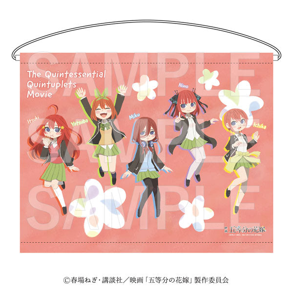 Movie "The Quintessential Quintuplets" B2 Wall Scroll (New Chibi Illustration) Quintuplets, Decorative Tapestries, animota