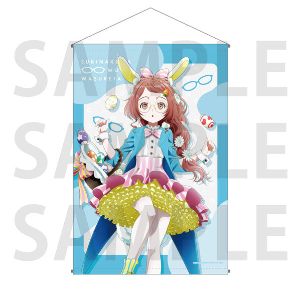 TV Anime "The Girl I Like Forgot Her Glasses" Mie-san and the Four Seasons B2 Wall Scroll Spring "Mie-san and Easter!", Decorative Tapestries, animota