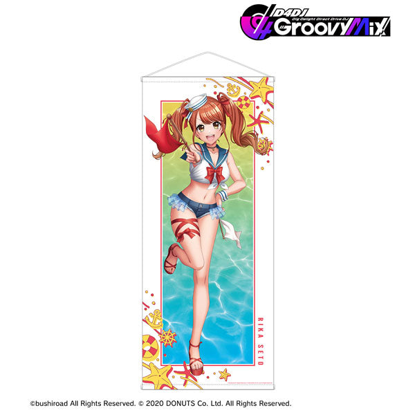 D4DJ Groovy Mix New Illustration Seto Rika Marine Sailor ver. Life-size Wall Scroll, Decorative Tapestries, animota