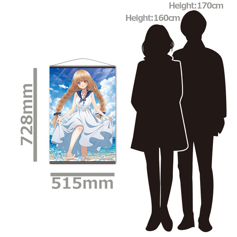 The Angel Next Door Spoils Me Rotten B2 Wall Scroll Mahiru Shiina Ocean Ver., Decorative Tapestries, animota