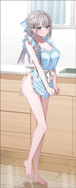 Minori Chigusa New Illustration Life-size Wall Scroll Apron ver. (1) Shino Saotome, Decorative Tapestries, animota