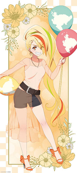 Zombie Land Saga Revenge New Illustration Life-size Wall Scroll Dress ver. (2) Saki Nikaidou, Decorative Tapestries, animota