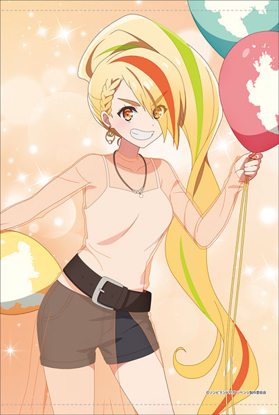 Zombie Land Saga Revenge New Illustration B2 Wall Scroll Dress ver. (2) Saki Nikaidou, Decorative Tapestries, animota