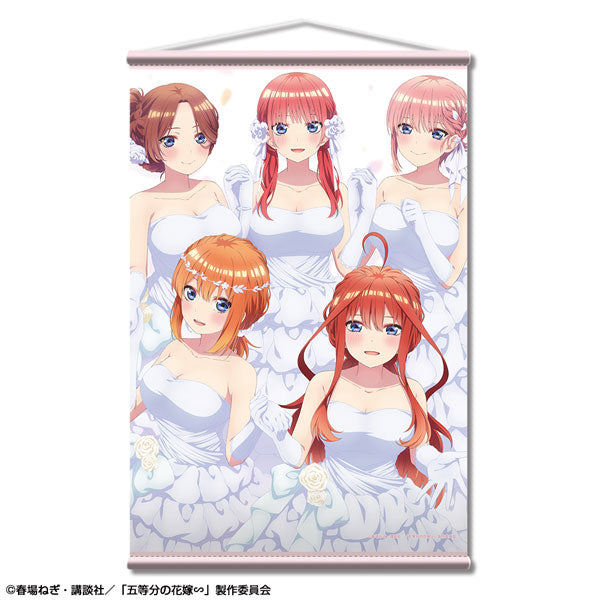 The Quintessential Quintuplets Specials B2 Wall Scroll Design 06 (Group / Bride), Decorative Tapestries, animota