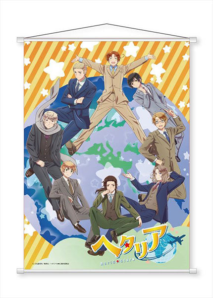 Hetalia World Stars B2 Wall Scroll A (Key Visual), Decorative Tapestries, animota