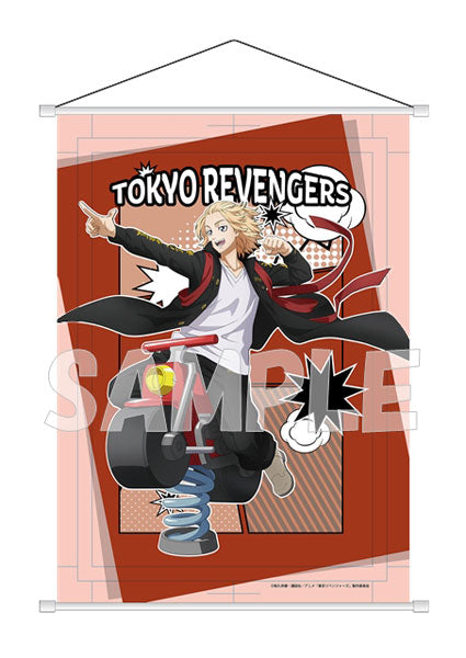 Tokyo Revengers Big Wall Scroll Spring Play Tool ver. Manjiro Sano, Decorative Tapestries, animota
