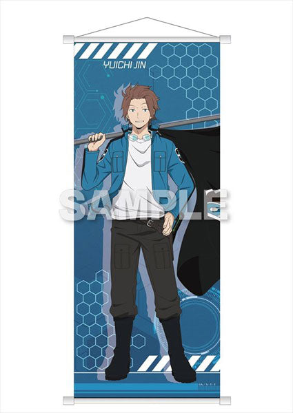 World Trigger Half B2 Wall Scroll Yuichi Jin, Decorative Tapestries, animota